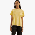 Polo Womens Olivia Embroid Short Sleeve Tee Yellow Polo