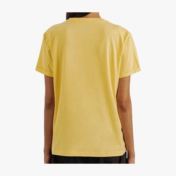 Polo Womens Olivia Embroid Short Sleeve Tee Yellow Polo