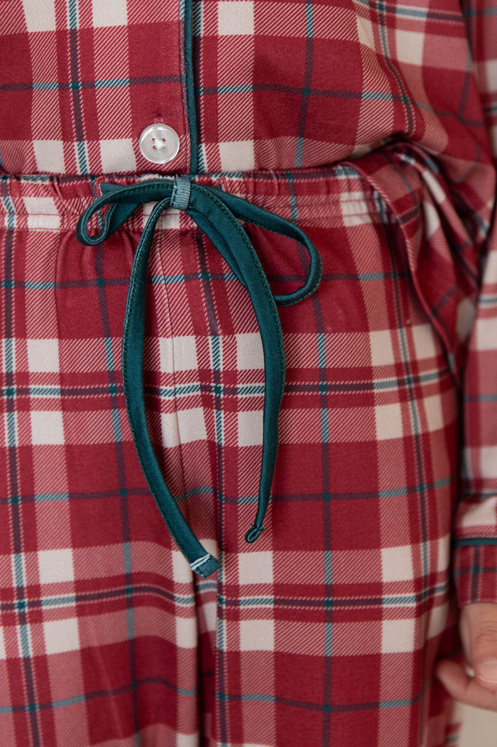 *PRE-ORDER* HOLIDAY PLAID | GIRLS' BUTTON UP LONG SLEEVE SET