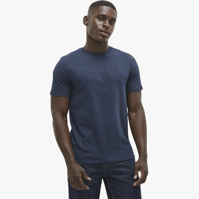 Pringle Mens Ace Short Sleeve Tee Navy | Pringle