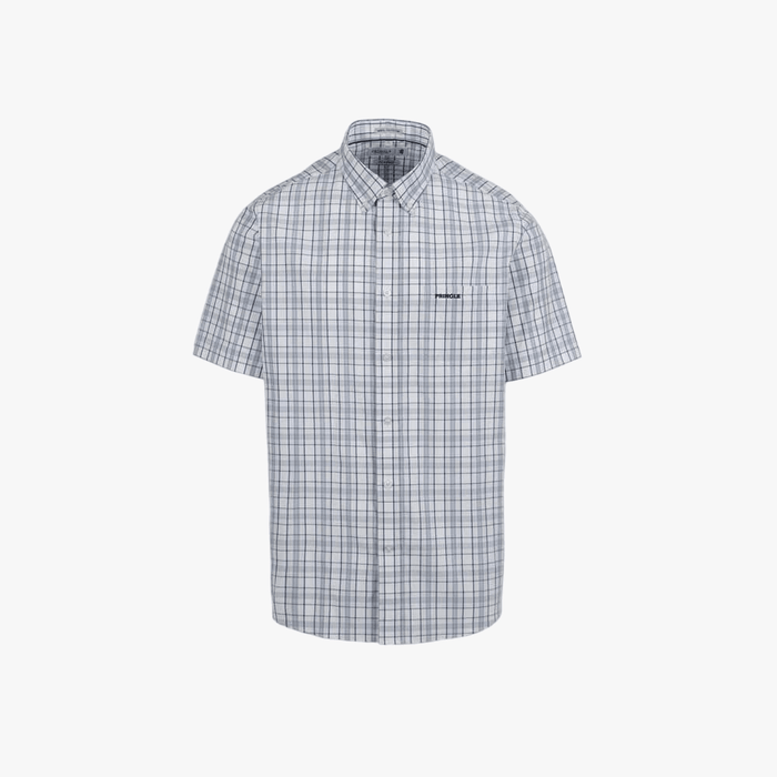 Pringle Mens Aspen Short Sleeve Classic Shirt Blue | Pringle