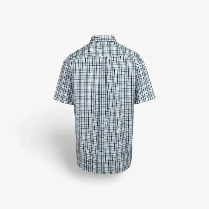 Pringle Mens Aspen Short Sleeve Classic Shirt Blue | Pringle