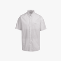 Pringle Mens Carson Micro Geo Print Short Sleeve Shirt White | Pringle