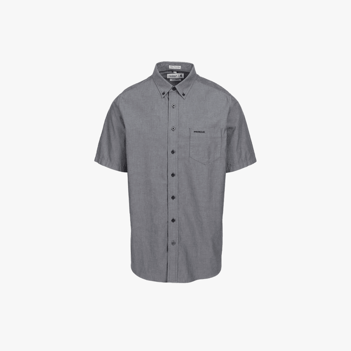 Pringle Mens Charlie Lighter Oxford Short Sleeve Shirt Navy | Pringle
