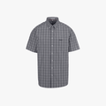 Pringle Mens Dion Short Sleeve Shirt Blue | Pringle