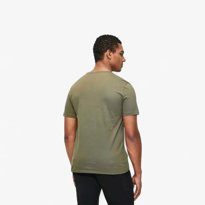 Pringle Mens Hugo All Over Argyle Short Sleeve Tee Fatigue | Pringle