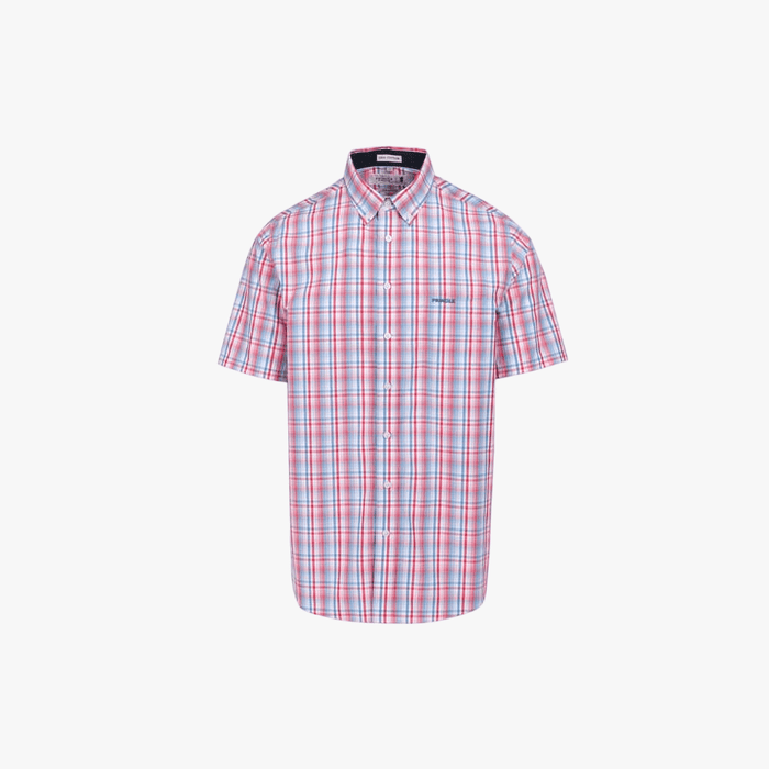 Pringle Mens Judah Short Sleeve Classic Shirt Red | Pringle