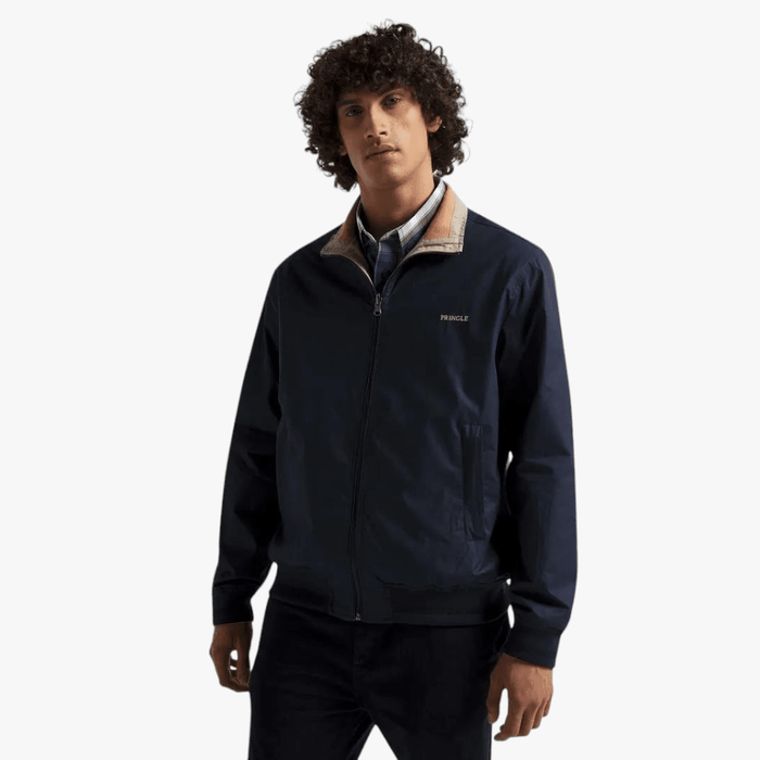 Pringle Mens Larry Harrington Revwrsable Jacket Navy Pringle