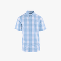 Pringle Mens Morris Short Sleeve Shirt Blue | Pringle