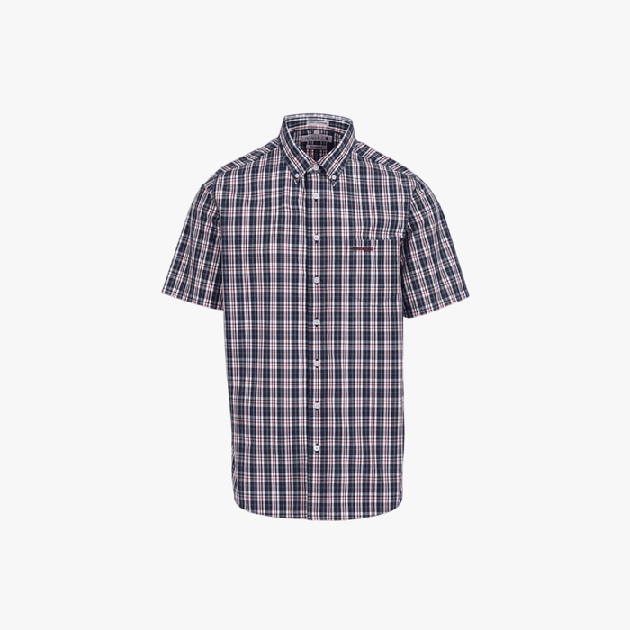 Pringle Mens Oak Short Sleeve Classic Shirt Navy | Pringle