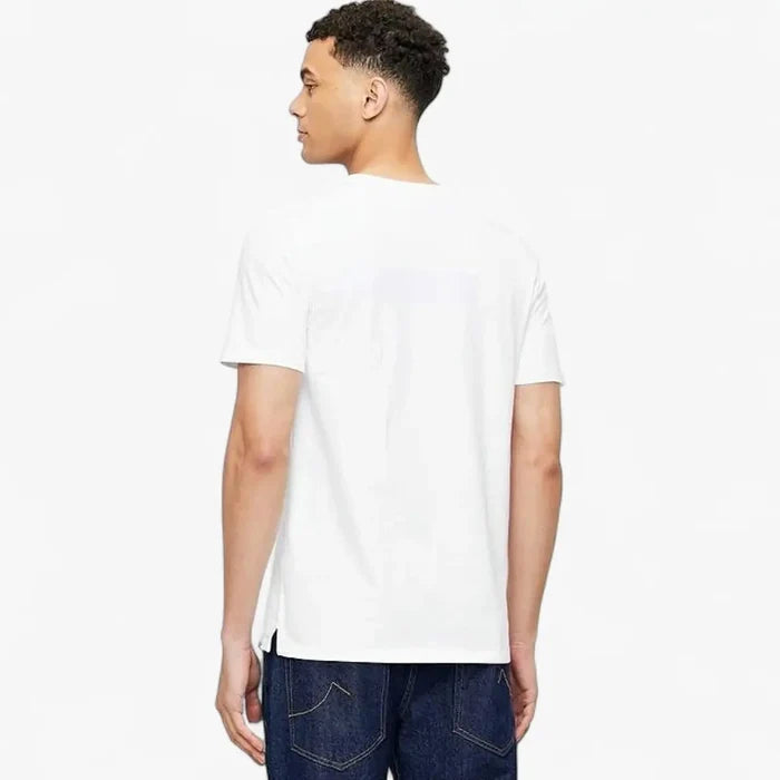 Pringle Mens Shasha 2 Tone Short Sleeve Tee White | Pringle
