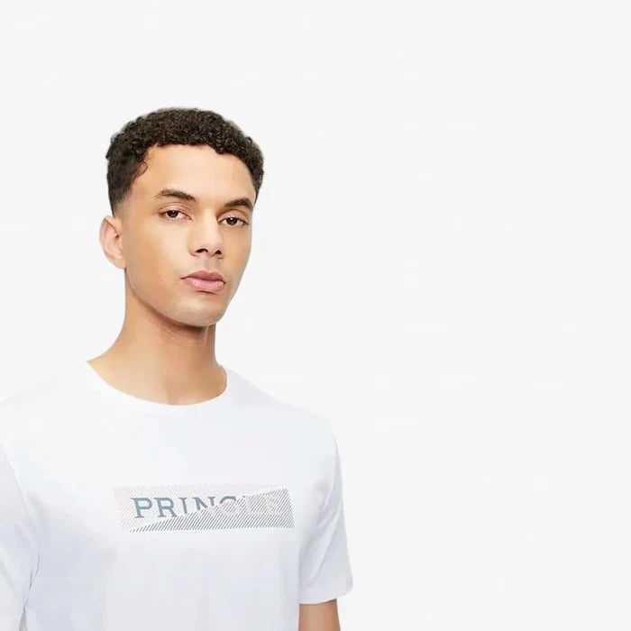 Pringle Mens Shasha 2 Tone Short Sleeve Tee White | Pringle