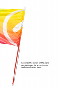 Printed Flag Pole Wraps