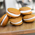 Pumpkin Whoopie Pies - Vanilla Filling (Half-Dozen)