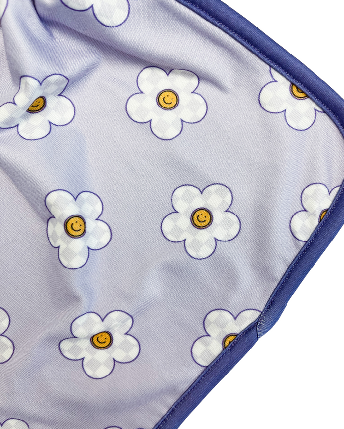 PURPLE CHECKER DAISY | LOVIE