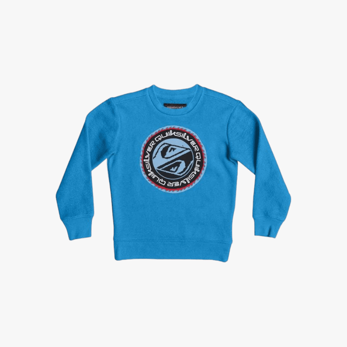Quiksilver Boys Full Circle Crew Top Vallarata Blue | Quiksilver