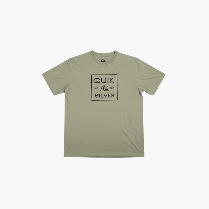 Quiksilver Boys Square Me Up Short Sleeve Tee Oil Green | Quiksilver