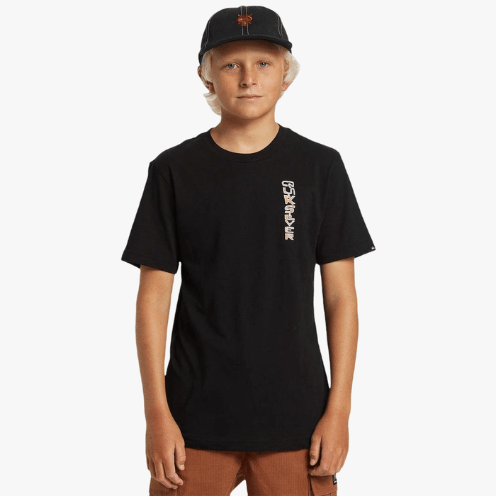Quiksilver Boys Warped Short Sleeve Tee Black | Quiksilver