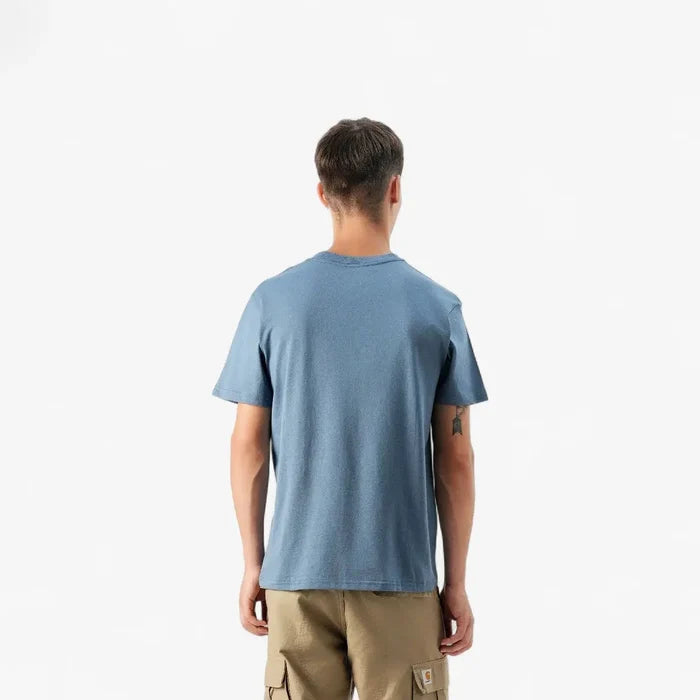 Quiksilver Mens Corp Logo Short Sleeve Tee China Blue | Quiksilver