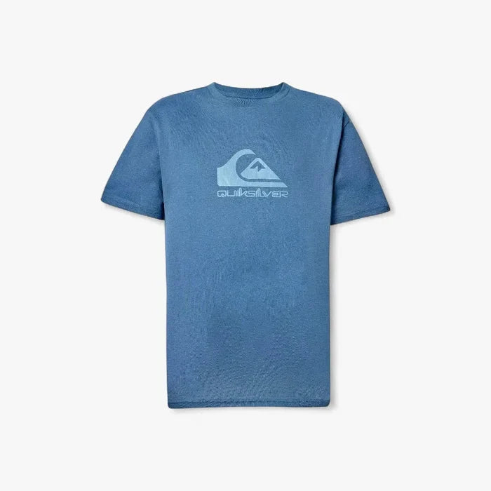 Quiksilver Mens Corp Logo Short Sleeve Tee China Blue | Quiksilver