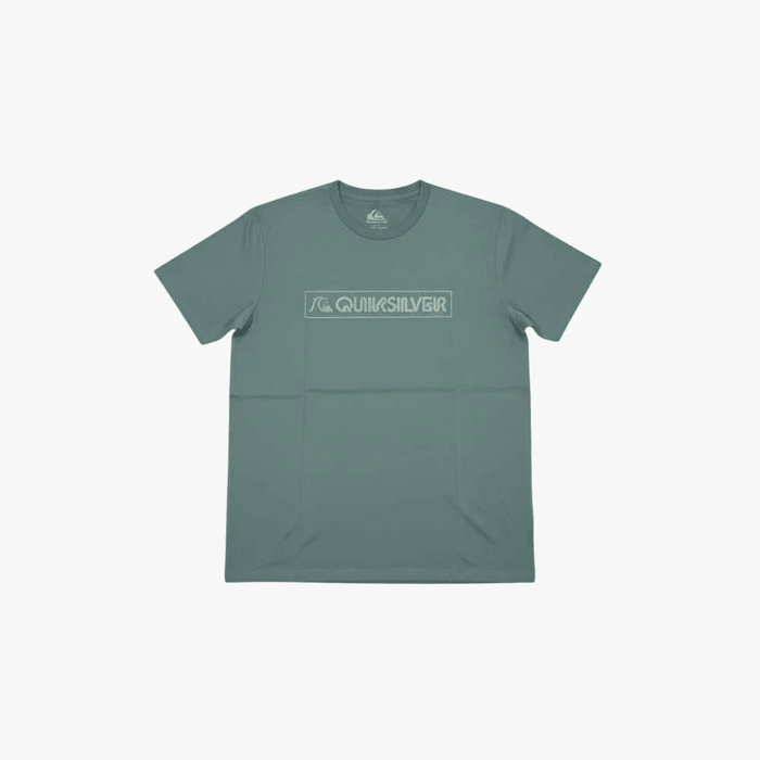 Quiksilver Mens Modern Clicker Short Sleeve Tee Dark Slate | Quiksilver