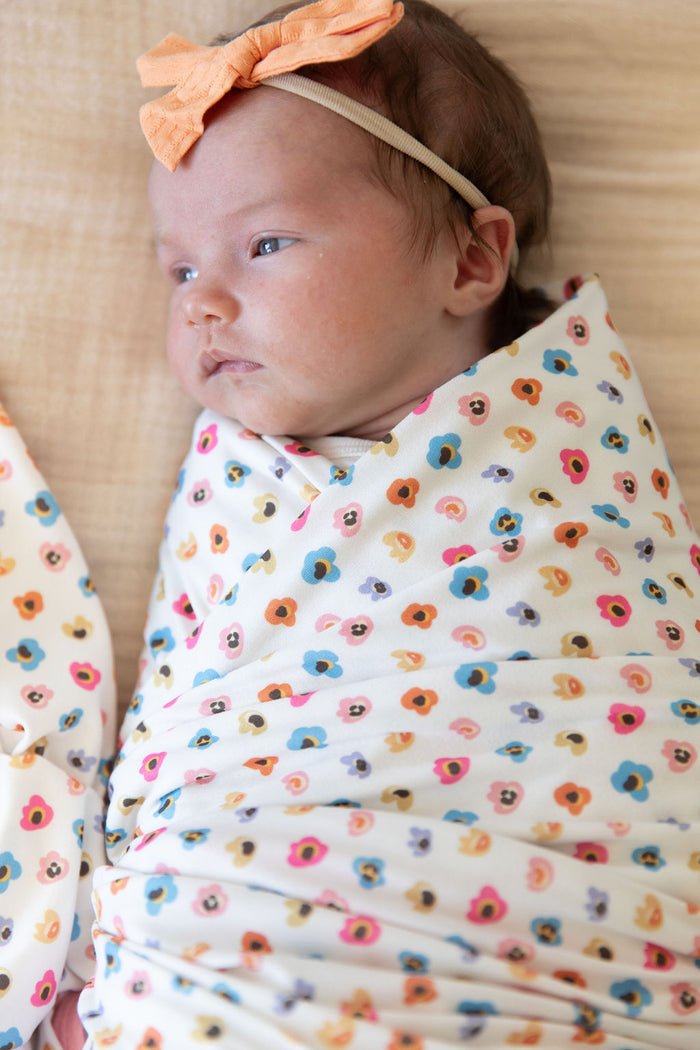 RAINBOW FLORAL | SWADDLE