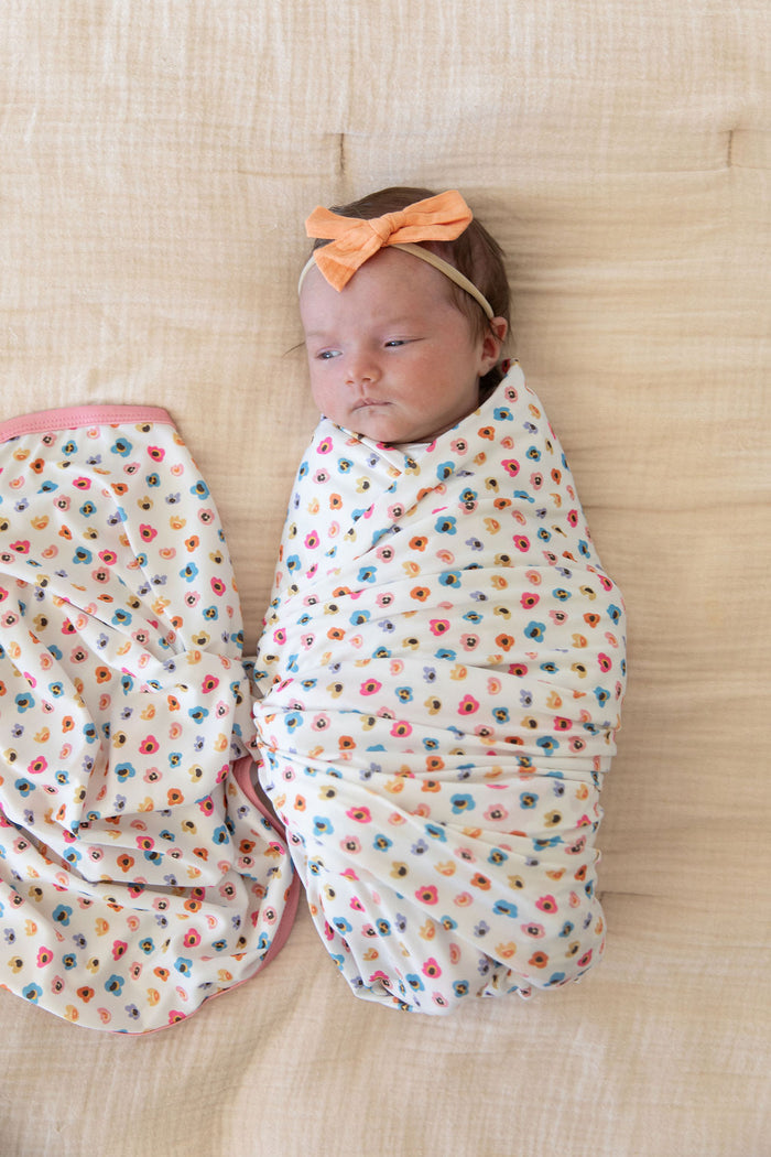 RAINBOW FLORAL | SWADDLE