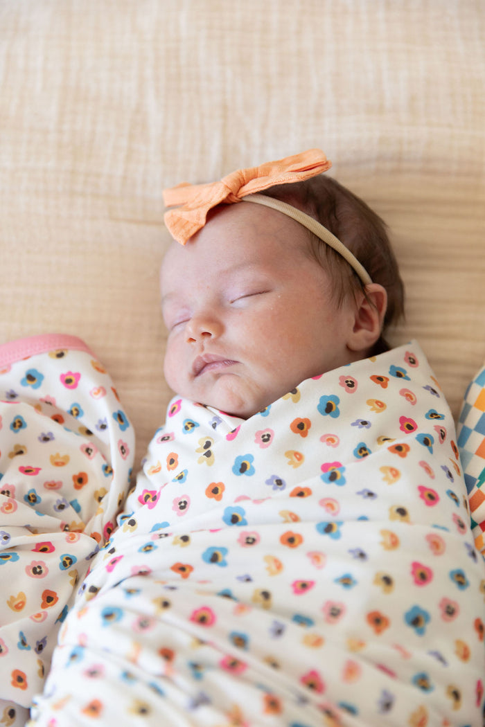 RAINBOW FLORAL | SWADDLE