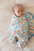RAINBOW MINI CHECKER | SWADDLE