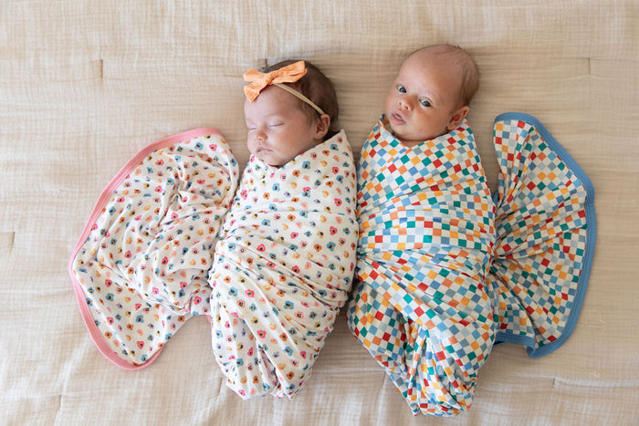 RAINBOW MINI CHECKER | SWADDLE