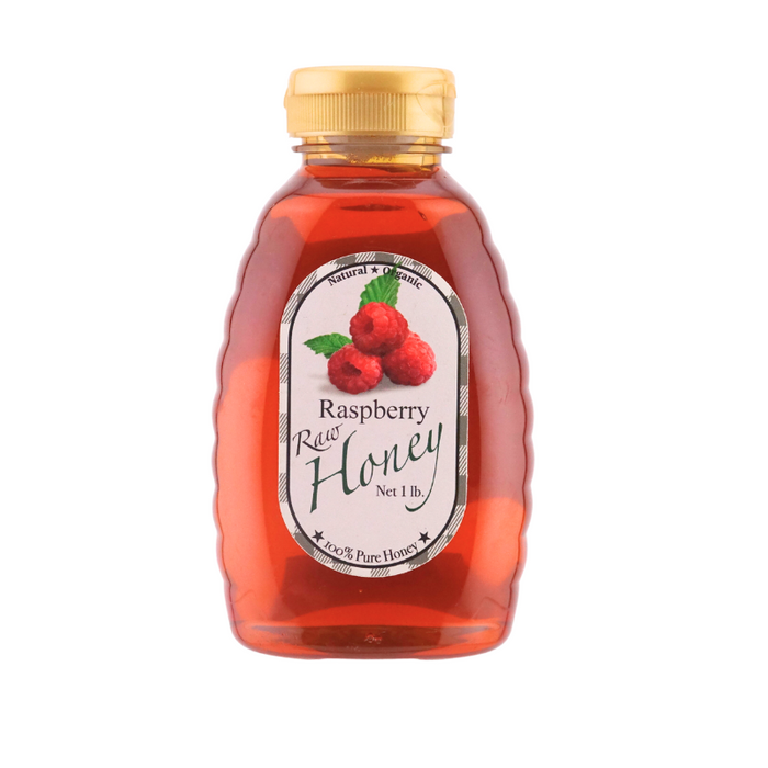 Raspberry Infused Raw Honey