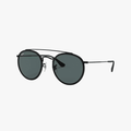 Rayban Black Sunglass G15 Green Lens | Rayban