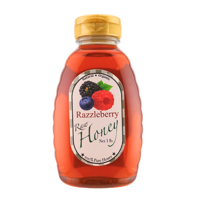 Razzleberry Infused Raw Honey