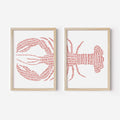 Red Lobster - Set of 2 - Jetty Home
