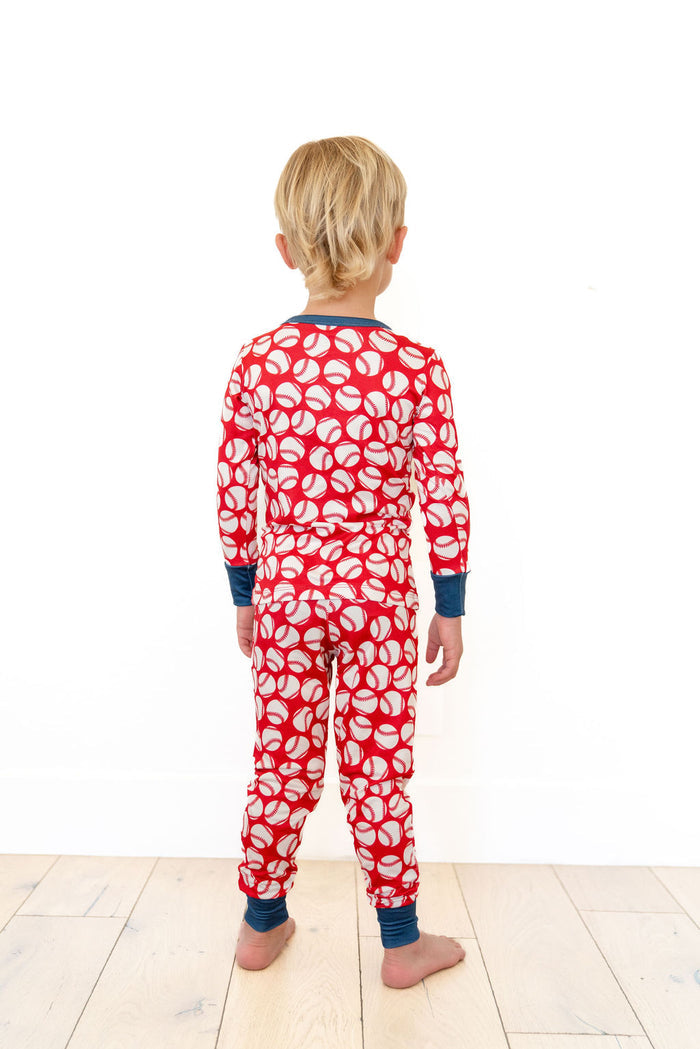 RED + WHITE BASEBALL | LONG SLEEVE