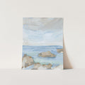 "Rocky Summer Shoals" Oceanscape Beach Painting - Art Print or Canvas - Jetty Home
