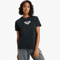 Roxy Womens Ocean Regular Corpo Short Sleeve Tee Anthracite | Roxy