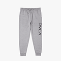 Rvca Boys Big Logo Trackpants Athletic Heather | Rvca
