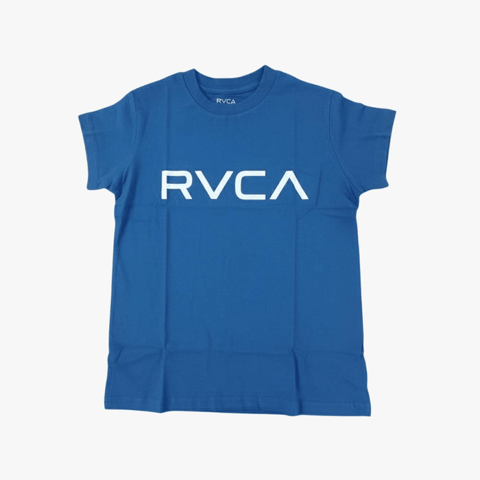 Rvca Boys Big Rvca Short Sleeve Tee Estate Blue | Rvca