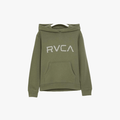 Rvca Boys Radar Hoodie Olive Rvca