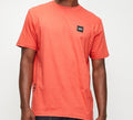 Rvca Mens 2X Short Sleeve Tee Red Earth | Rvca