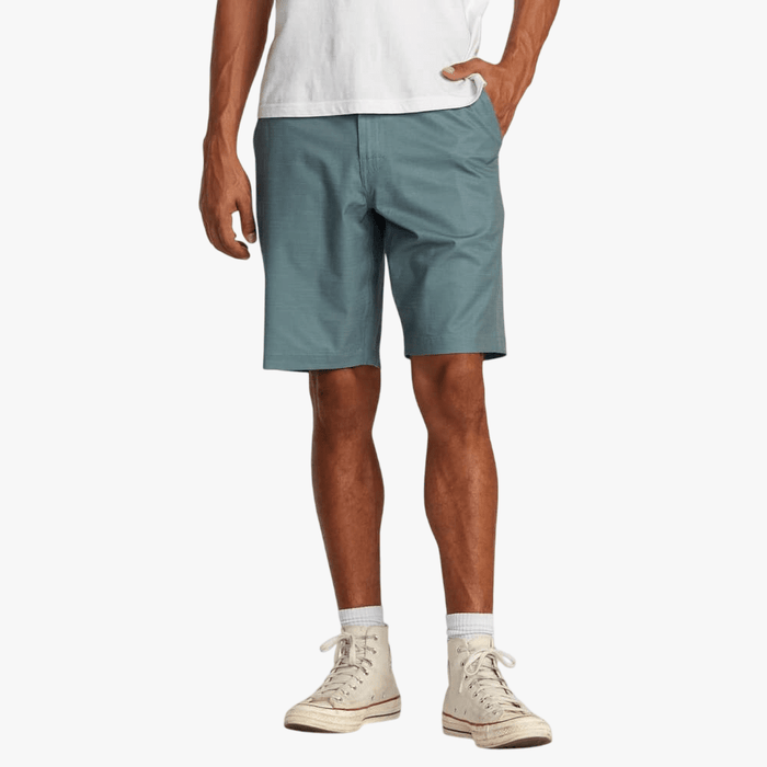Rvca Mens Balance Hybrid Shorts Duck Blue | Rvca