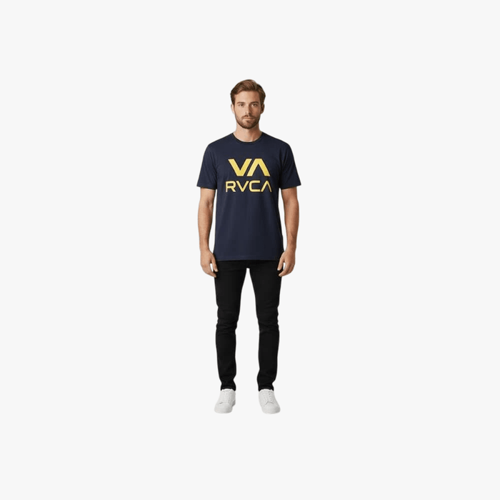 Rvca Mens Different Ways Short Sleeve Tee Navy Blazer | Rvca