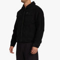 RVCA Men's Easy Trucker Sherpa Jacket Pirate Black | Rvca