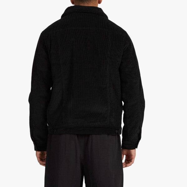 RVCA Men's Easy Trucker Sherpa Jacket Pirate Black | Rvca