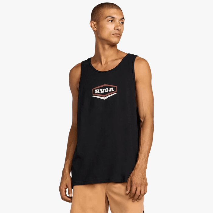 Rvca Mens Hex Inc Tank Black | Rvca