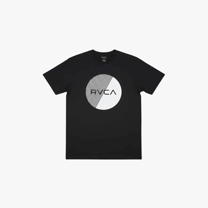 Rvca Mens Segment Short Sleeve Tee Off Black | Rvca