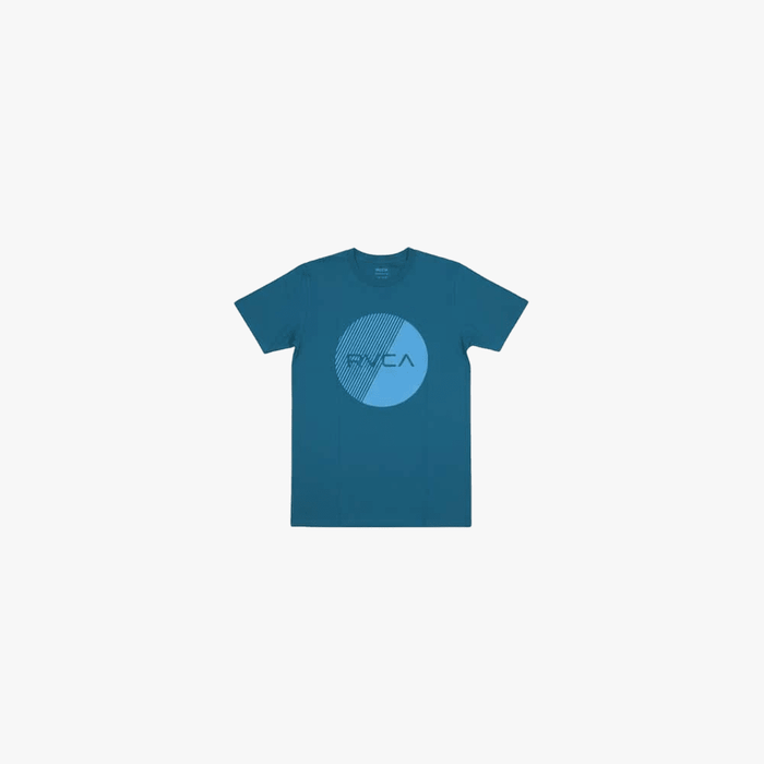 Rvca Mens Segment Short Sleeve Tee Washed Navy | Rvca