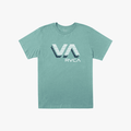 Rvca Mens Seperation Short Sleeve Tee Bermuda Blue | Rvca