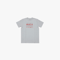 Rvca Mens Shatter Short Sleeve Tee Snow Heather Mel | Rvca